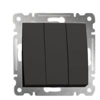 KAREA ÜÇLÜ ANAHTAR 3 TUŞLU (1+3) MODÜL B.FÜME 1