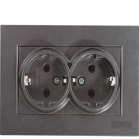 KAREA 2 Lİ USB ŞARJLI A+C TOPRAKLI PRİZ MODÜL B.FÜ 1