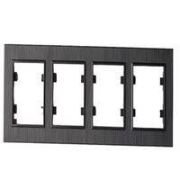 KAREA LİNE DÖRTLÜ ÇERÇEVE SİYAH 1