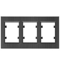 KAREA LİNE ÜÇLÜ ÇERÇEVE FÜME 1