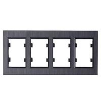 KAREA LİNE DÖRTLÜ ÇERÇEVE FÜME 1