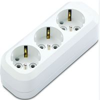 GRUP PRİZ ÜÇLÜ TOPRAKLI UPS KLEMENSLİ BEYAZ 1