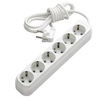 GRUP PRİZ ALTILI TOPRAKLI KORDONLU 3M. BEYAZ 1