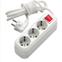 GRUP PRİZ ÜÇLÜ ANAHTARLI TOPRAKLI UPS KORDONLU 2M. 1