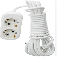 EKO GRUP PRİZ İKİLİ KORDONLU 2M. BEYAZ 1