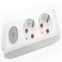 YENİ GRUP PRİZ İKİLİ KLEMENSLİ BEYAZ (Ç.K.SIZ APAR 1