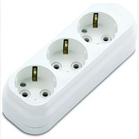 YENİ GRUP PRİZ ÜÇLÜ TOPRAKLI KLEMENSLİ BEYAZ (Ç.K. 1