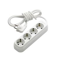 YENİ GRUP PRİZ DÖRTLÜ KORDONLU 5M. BEYAZ (Ç.K.SIZ 1