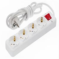 YENİ GRUP PRİZ DÖRTLÜ TOPRAKLI ANAHTARLI KORDONLU 1