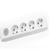 YENİ NESİL GRUP PRİZ ÇOCUK KORUMALI DÖRTLÜ ANAHTAR 1