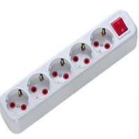 YENİ GRUP PRİZ BEŞLİ ANAHTARLI TOPRAKLI BEYAZ 1