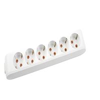 YENİ GRUP PRİZ ALTILI TOPRAKLI KLEMENSLİ BEYAZ 1