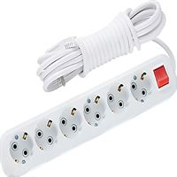 YENİ GRUP PRİZ ALTILI ANAHTARLI TOPRAKLI 5M. BEYAZ 1