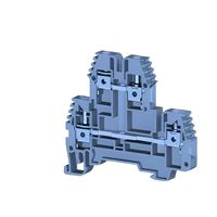 4 mm², Mavi, Vidalı, 1 giriş-1 çıkış klemens 1