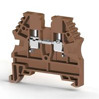 4 mm², Kahverengi, Vidalı, 1 giriş-1 çıkış klemens 1