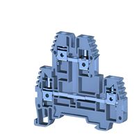 6 mm², Mavi, Vidalı, 1 giriş-1 çıkış klemens 1