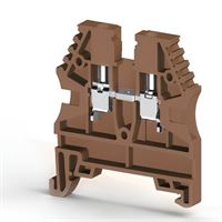 10 mm², Kahverengi, Vidalı, 1 giriş-1 çıkış klemen 1