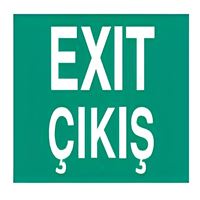 NETELSAN E9107 EXIT ÇIKIŞ (ESCAPE,CİFT YUZ,ZİNCİRL 1