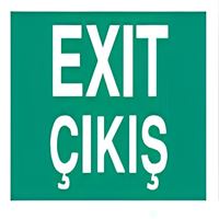 NETELSAN E9107 EXIT ÇIKIŞ (ESCAPE,CİFT YUZ,TİJLİ) 1