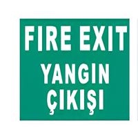 NETELSAN E9104 FIRE EXIT/YANGIN ÇIKIŞI (ESCAPE,ÇİF 1