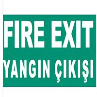 NETELSAN E9105 FIRE EXIT/YANGIN ÇIKIŞI (ESCAPE,CİF 1