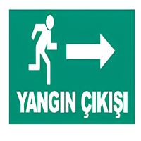 NETELSAN E9134 SAĞA KOŞAN ADAM YANGIN ÇIKIŞ(ESCAPE 1