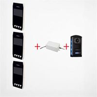 NETELSAN WARRIOR 4.3'' BUTONLU OBSIDIAN PANELLİ 2'L 1