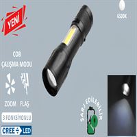 3W POLİS LED EL FENERİ 1