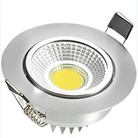 5W COB LED SPOT MERCAN KROM KASA BEYAZ 1