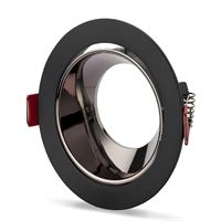 REN DEKORATİF YUVARLAK SİYAH-UV KROM KASA 1