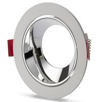 REN DEKORATİF YUVARLAK BEYAZ-KROM KASA 1