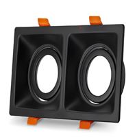 NİL DEKORATİF KARE 2'Li SİYAH KASA 1