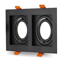 AMAZONDEKORATİF KARE 2'Li SİYAH KASA 1