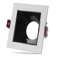 URAL DEKORATİF KARE BEYAZ - SİYAH KASA 1