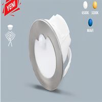 1.5W SENSÖRLÜ KORİDOR ARMATÜR YUVARLAK BEYAZ 1