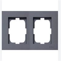 İkili Priz Çerçeve füme 1