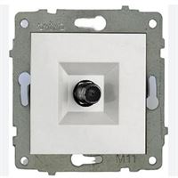 Uydu F Konnektör (Ekranlı) beyaz 1