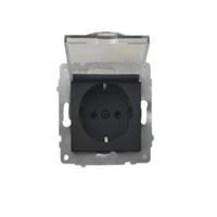 Kapaklı Topraklı Priz füme 1