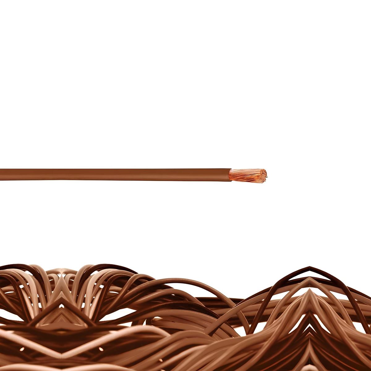 1X2,5 NYAF H.F KABLO KAHVERENGİ 1