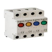 MAVİ LEDLİ SİNYAL LAMBASI 220V AC 1