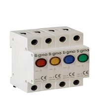 SARI LEDLİ SİNYAL LAMBASI 24V DC 1