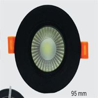 5 WATT COB YUVARLAK SİYAH KASA 1