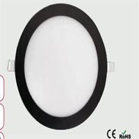 6 WATT SLİM LED  PANEL SİYAH KASA 1