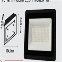 10 WATT SLIM LED PROJEKTÖR 1