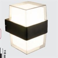 10 WATT  DUVAR APLIGI (ŞEFFAF KARE SİYAH) 1