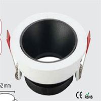 DEKORATİF KASA TEKLİ YUVARLAK SİYAH-BEYAZ 1