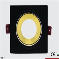 DEKORATİF KASA TEKLİ KARE SİYAH 1