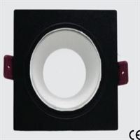 DEKORATİF KASA TEKLİ KARE SİYAH-BEYAZ 1