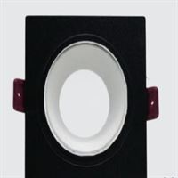 DEKORATİF KASA  TEKLİ KARE SİYAH-KROM 1