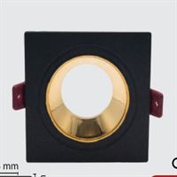 DEKORATİF KASA  TEKLİ KARE SİYAH-ROSE GOLD 1